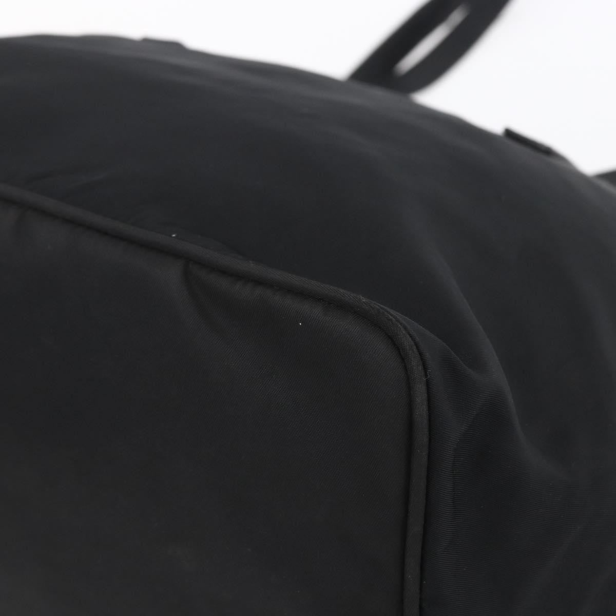 Prada Vintage Zip Tote Tessuto, BLACK, NYLON, Tote bag