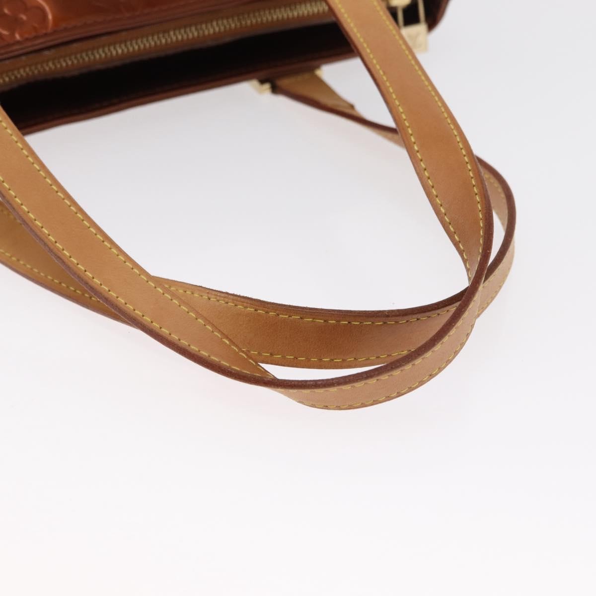 Louis Vuitton Houston Handbag Monogram Vernis, BROWN, PATENT_LEATHER, Handbag