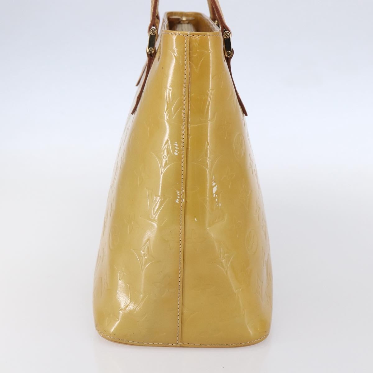 Louis Vuitton Houston Handbag Monogram Vernis, BEIGE, PATENT_LEATHER, Handbag