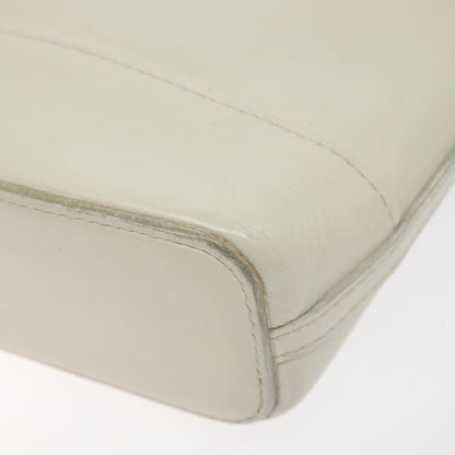 Burberry Flap Shoulder Bag Leather, WHITE, LEATHER, Shoulder bag