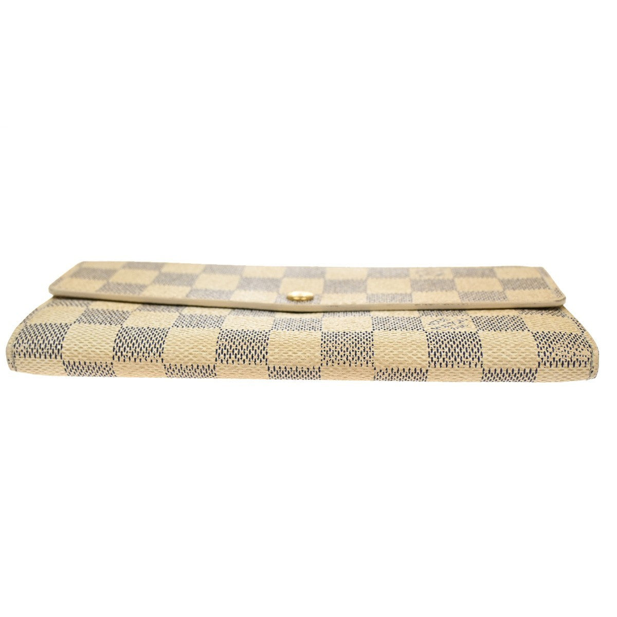 Louis Vuitton Vintage Sarah Wallet Damier, WHITE, CANVAS, Wallets