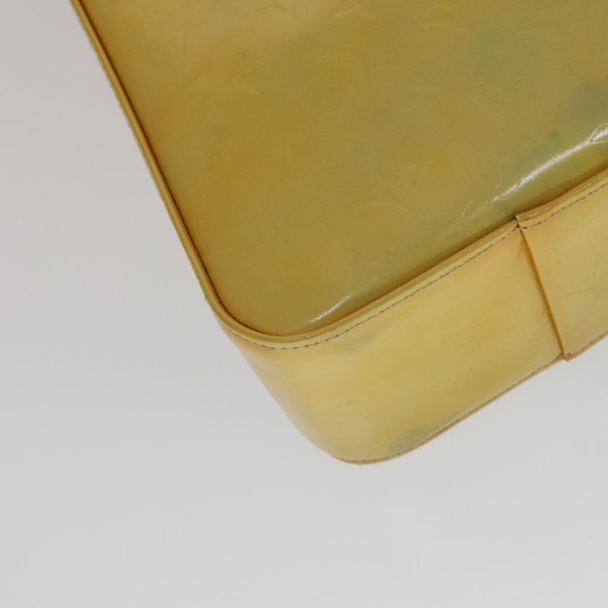 Louis Vuitton Columbus Handbag Monogram Vernis, YELLOW, PATENT_LEATHER, Handbag