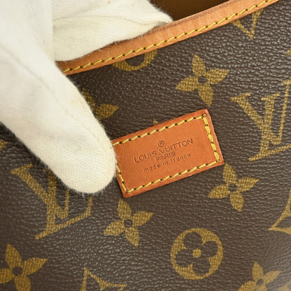 Louis Vuitton Saumur Handbag Monogram Canvas, BROWN, CANVAS, Shoulder bag