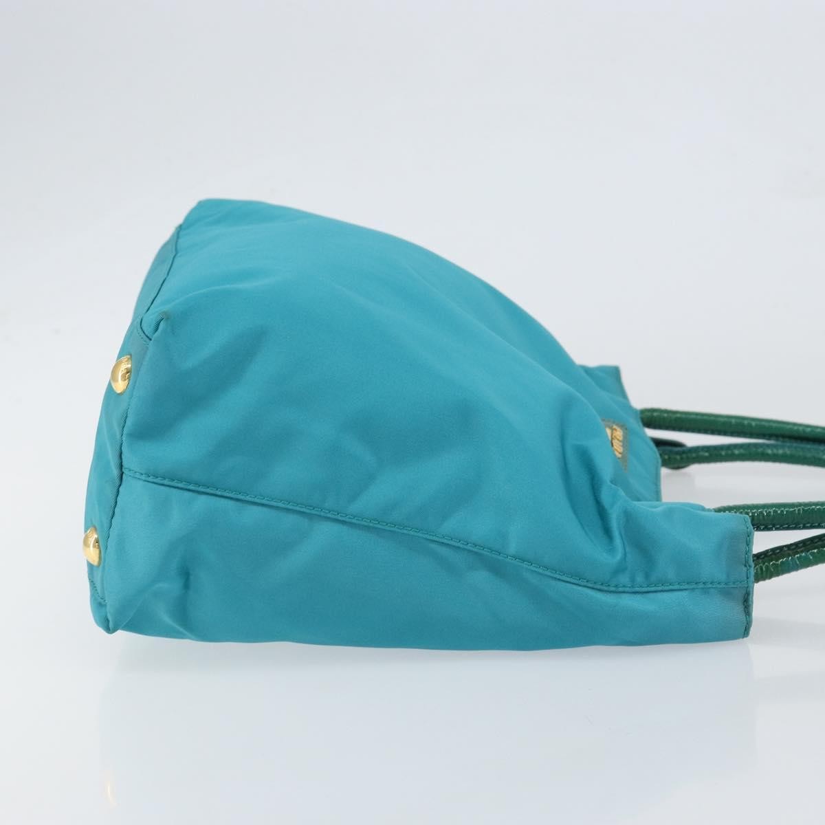 Prada Vintage Handbag Tessuto, TURQUOISE, NYLON, Handbag