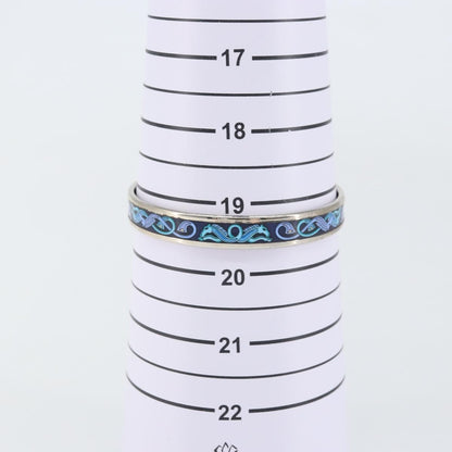 Hermes Caleche Bangle Bracelet Metal, NAVY, METAL, Bracelet