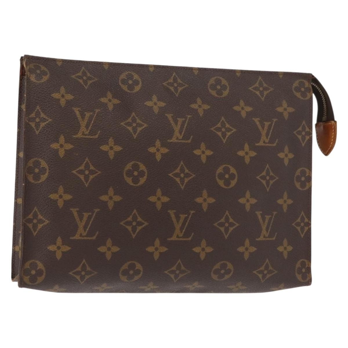 Louis Vuitton Poche Toilette NM Monogram Canvas, BROWN, CANVAS, Toiletry Case