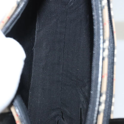 Burberry Nova Check Handbag Nova Check Canvas and leather, BEIGE, CANVAS, Handbag