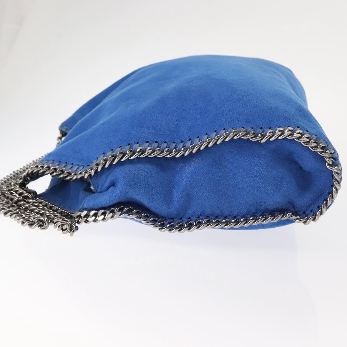 Stella McCartney Falabella Tote Shaggy Deer, BLUE, POLYESTER, Tote bag
