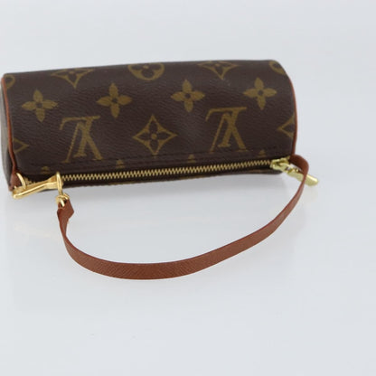 Louis Vuitton Papillon Pochette Monogram Canvas, BROWN, CANVAS, Clutche & pouche