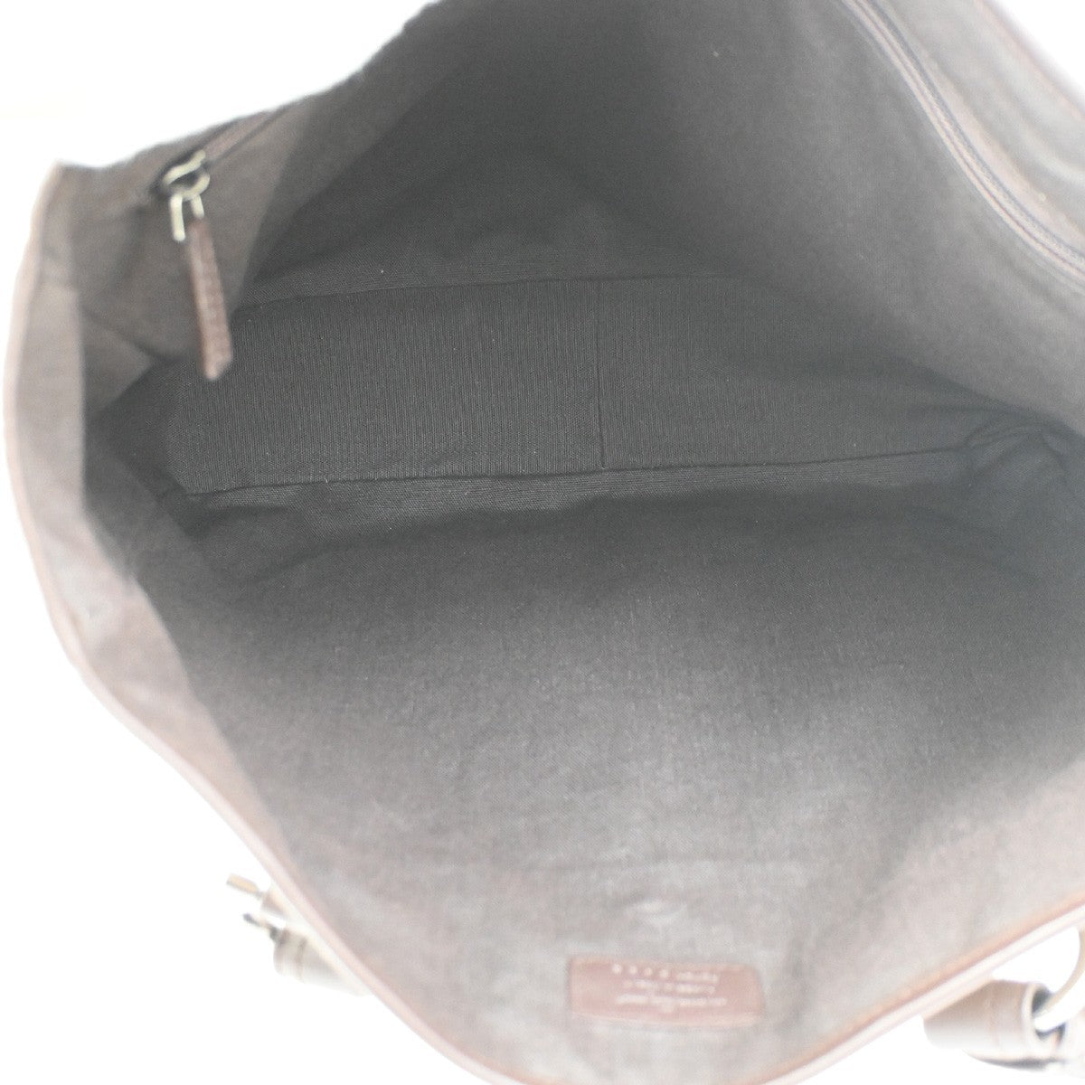 Salvatore Ferragamo Gancini Tote Suede, BROWN, SUEDE, Tote bag