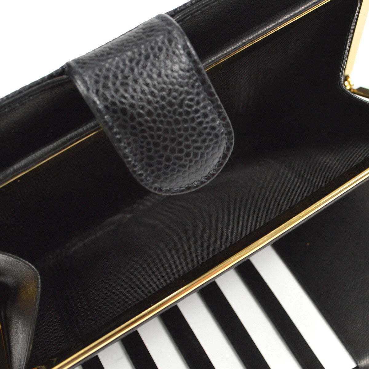 Chanel Timeless CC French Wallet Caviar, BLACK, LEATHER, Wallets