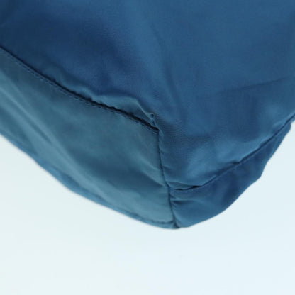 Prada Robot Open Tote Tessuto, BLUE, NYLON, Tote bag