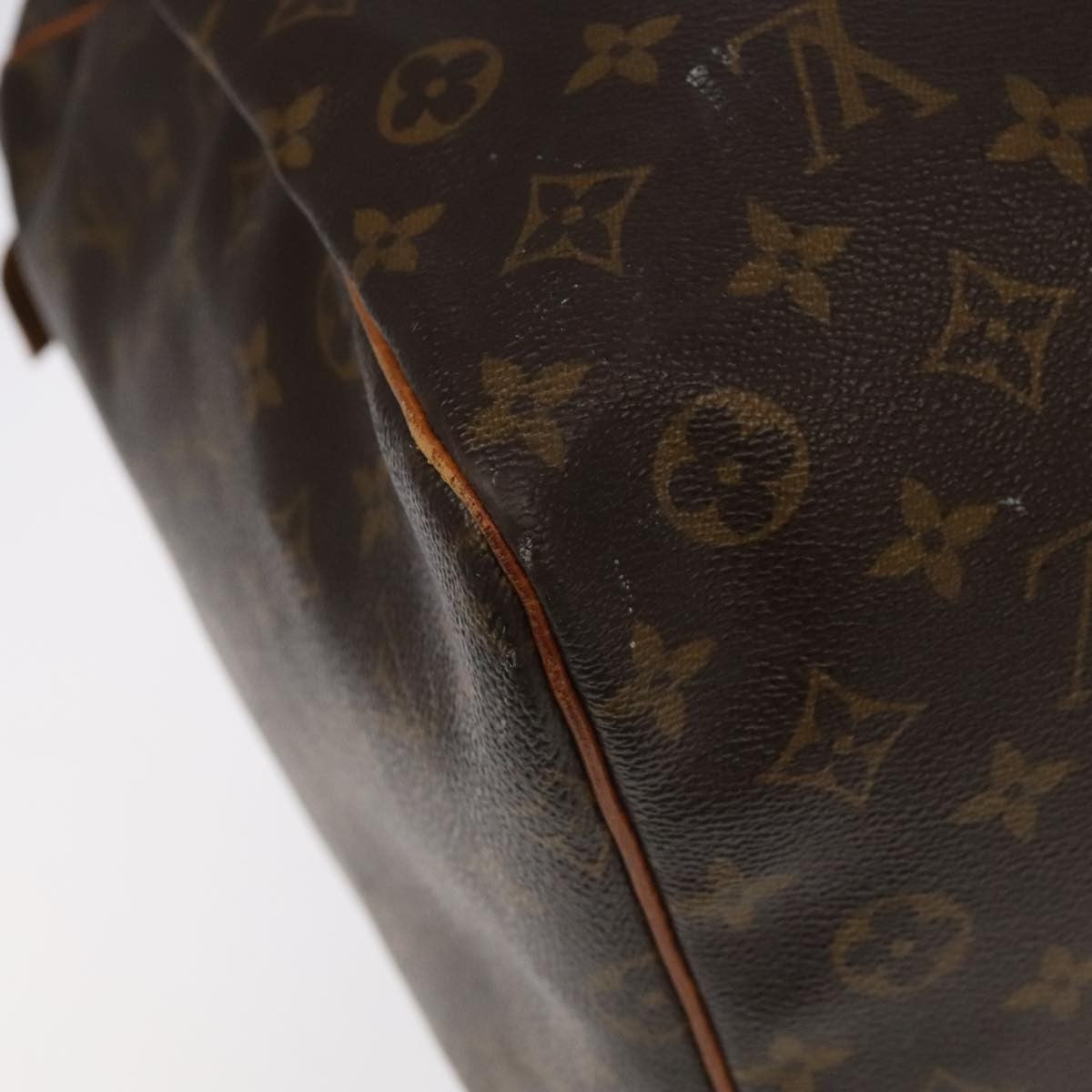 Louis Vuitton Keepall Bag Monogram Canvas, BROWN, CANVAS, Travel bag