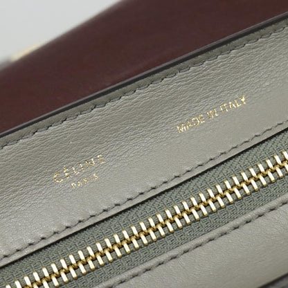 Celine Trapeze Bag Suede, GRAY, SUEDE, Handbag