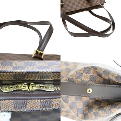 Louis Vuitton Chelsea Handbag Damier, BROWN, CANVAS, Tote bag