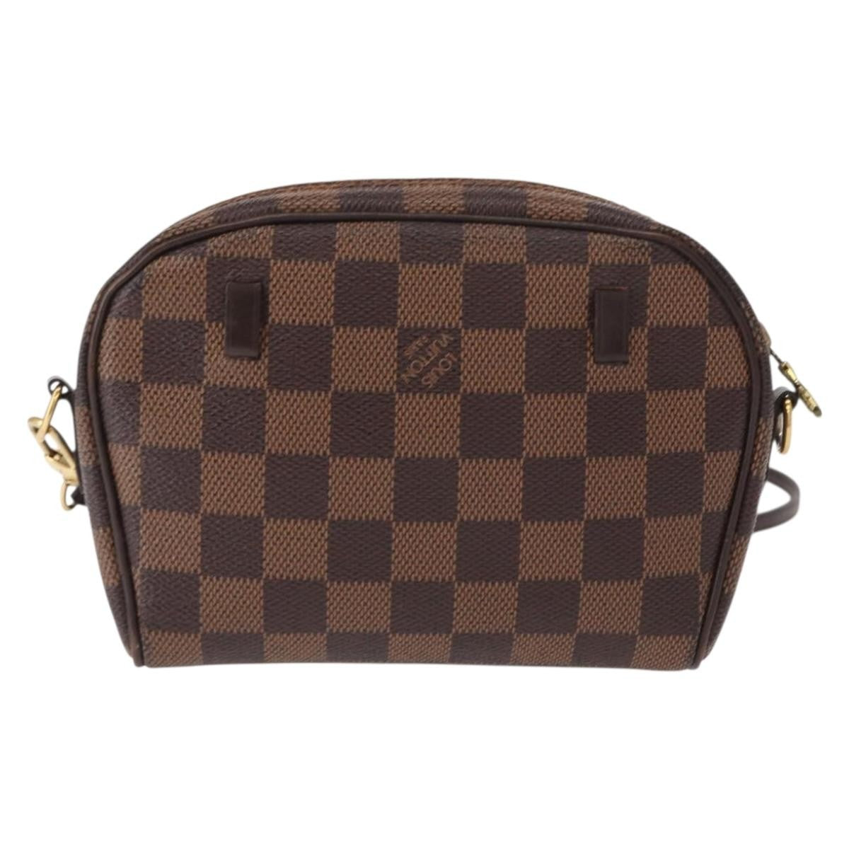 Louis Vuitton Ipanema Pochette Damier, BROWN, CANVAS, Clutche & pouche