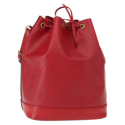 Louis Vuitton Noe Handbag Epi Leather, RED, LEATHER, Shoulder bag