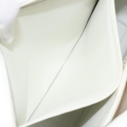 Chanel Vintage CC Lock Tote Caviar, WHITE, LEATHER, Shoulder bag