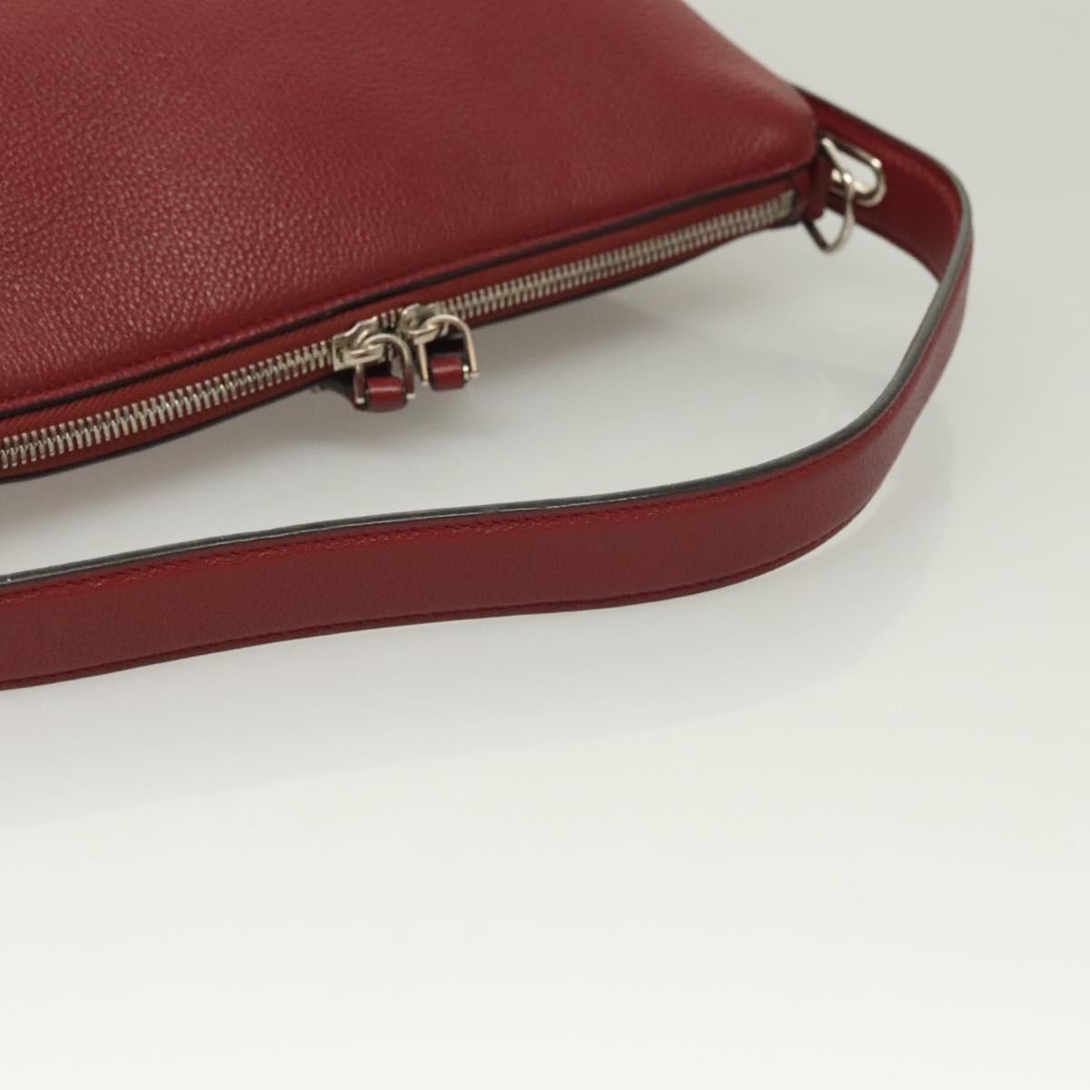 Bally Vintage Shoulder Bag Leather, RED, LEATHER, Shoulder bag
