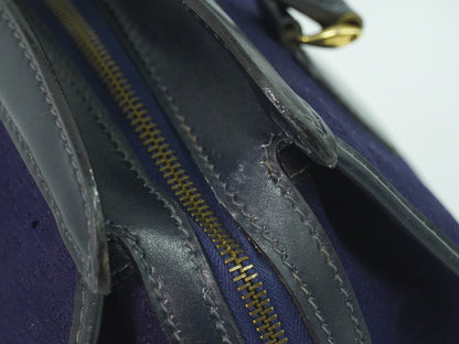 Gucci Micro GG supreme handbag Canvas, NAVY, CANVAS, Handbag