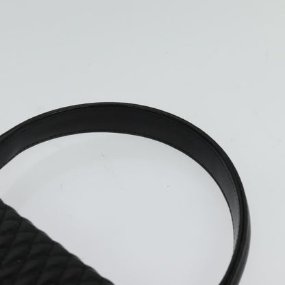 Bally Vintage Handbag Quilted Leather, BLACK, LEATHER, Handbag