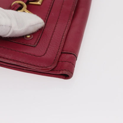 Chloe Paddington Wallet Leather, PINK, LEATHER, Wallets