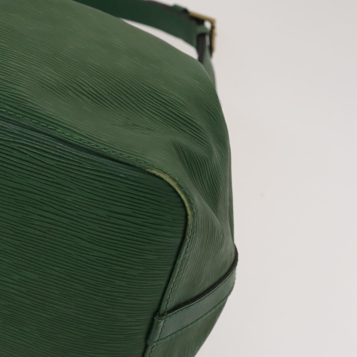 Louis Vuitton Petit Noe Handbag Epi Leather, GREEN, LEATHER, Shoulder bag