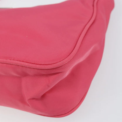 Prada Pochette Shoulder Bag Tessuto, PINK, NYLON, Clutche & pouche