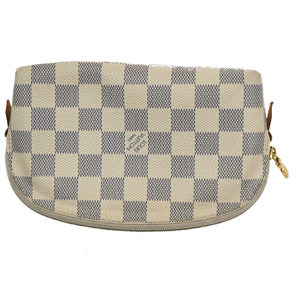 Louis Vuitton Cosmetic Pouch Damier, WHITE, CANVAS, Clutche & pouche