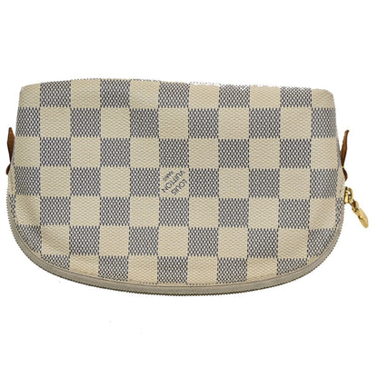 Louis Vuitton Cosmetic Pouch Damier, WHITE, CANVAS, Clutche & pouche