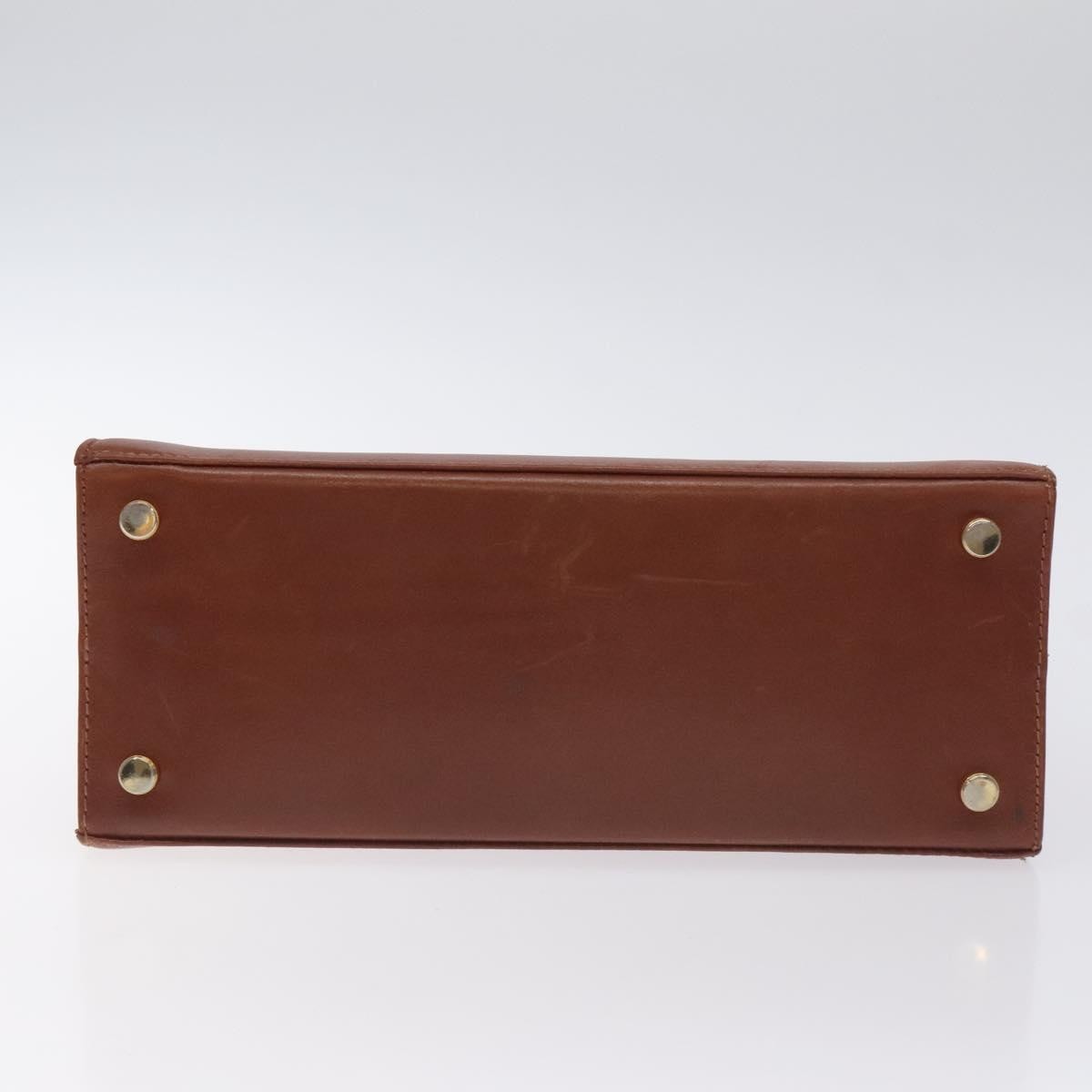 Salvatore Ferragamo Convertible Vara Bow Tote Leather, BROWN, LEATHER, Handbag