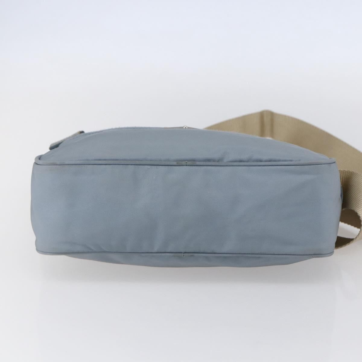 Prada Front Pocket Camera Bag Tessuto, BLUE, NYLON, Shoulder bag