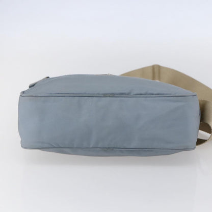 Prada Front Pocket Camera Bag Tessuto, BLUE, NYLON, Shoulder bag