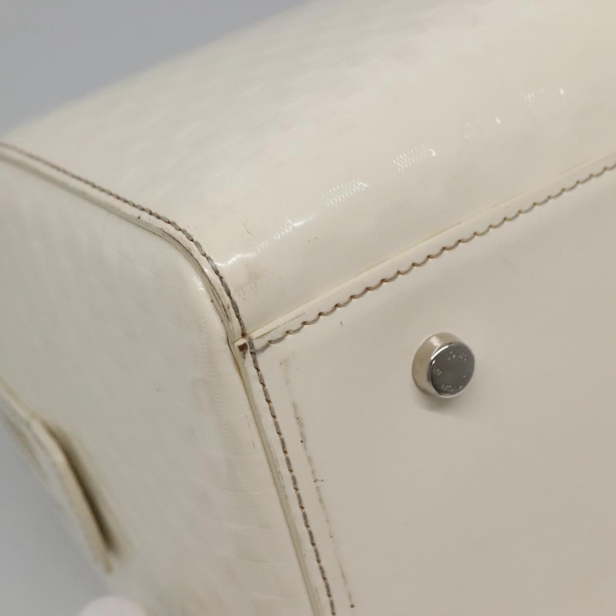 Louis Vuitton Speedy Cube Bag Damier Facette, WHITE, PATENT_LEATHER, Handbag