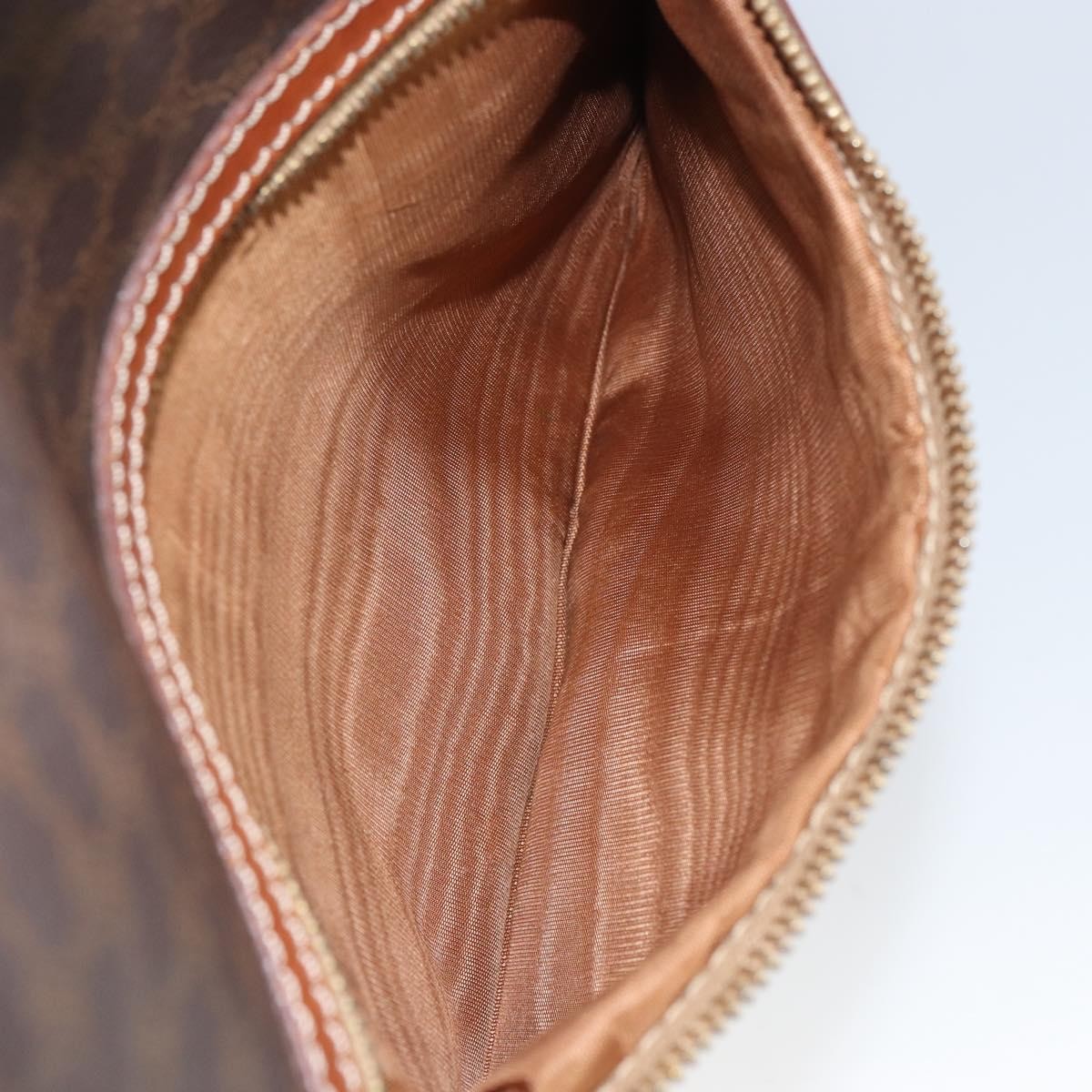 Celine Vintage Macadam Tote bag Canvas, BROWN, CANVAS, Tote bag