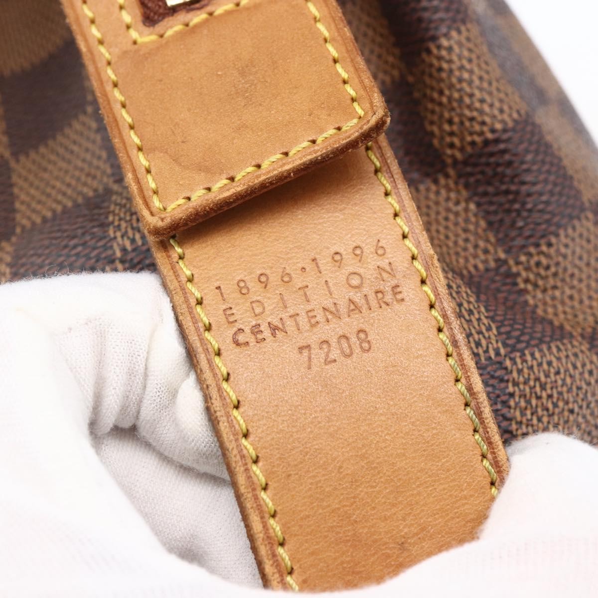 Louis Vuitton Chelsea Handbag Centenaire Damier, BROWN, CANVAS, Tote bag