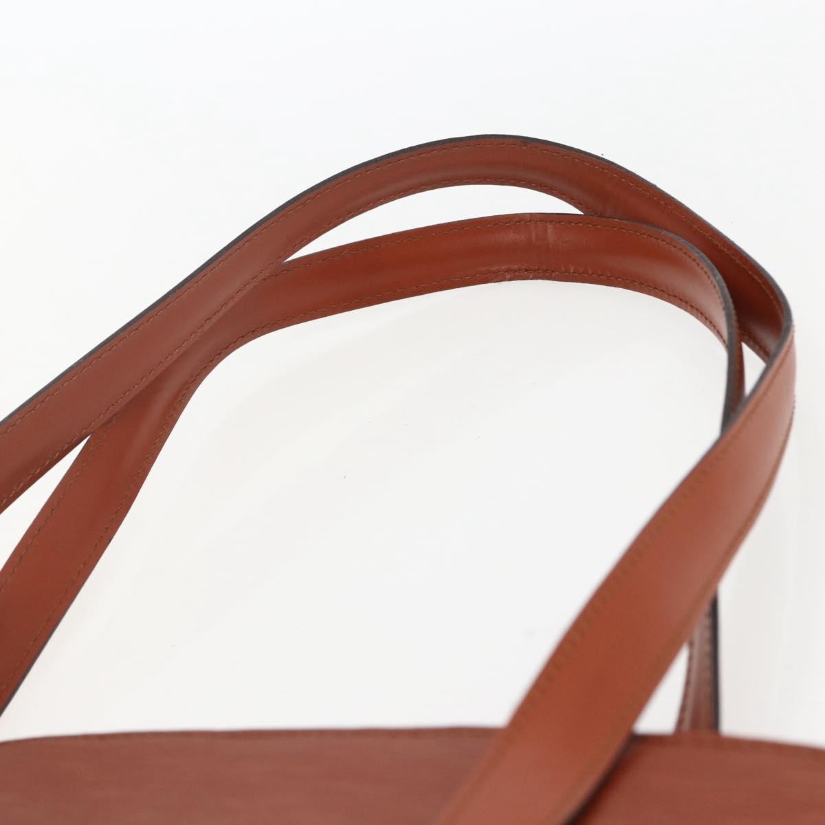 Louis Vuitton Lussac Handbag Epi Leather, BROWN, LEATHER, Shoulder bag