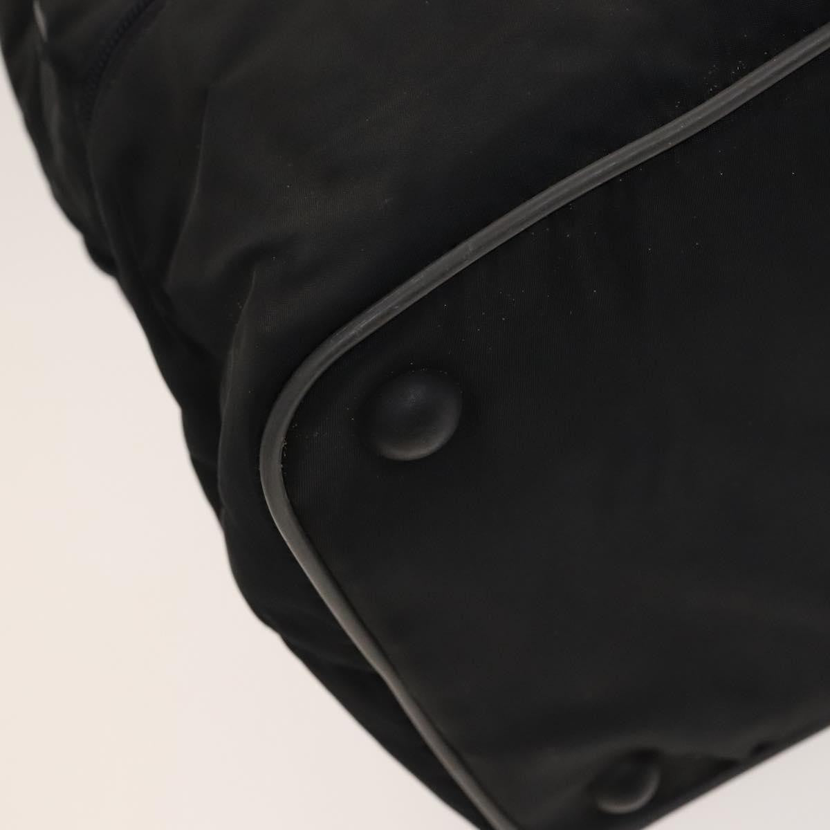 Prada Vintage Boston Bag Nylon, BLACK, NYLON, Travel bag