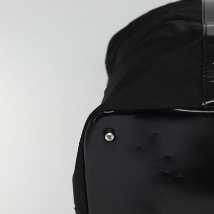 Gucci Vintage Bamboo Handle Tote Nylon, BLACK, NYLON, Tote bag