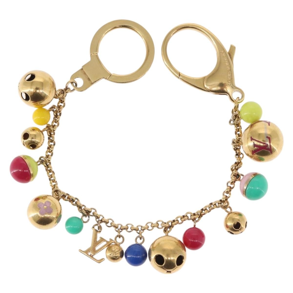 Louis Vuitton Chaine Grelots Bag Charm and Key Holder Metal, GOLD, METAL, Charms and Keychains