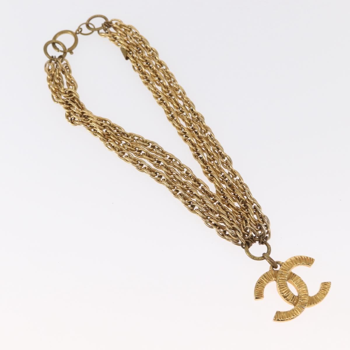 Chanel CC Necklace Metal, GOLD, METAL, Necklace
