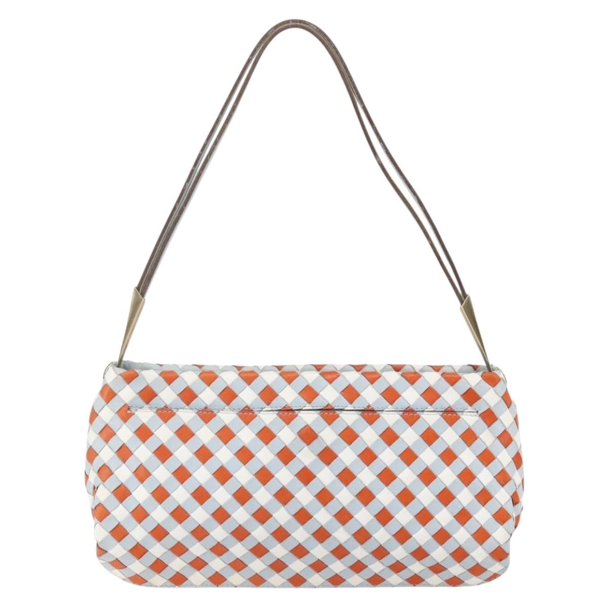 Bottega Veneta Vintage Shoulder Bag Intrecciato Leather, MULTICOLOUR, LEATHER, Shoulder bag