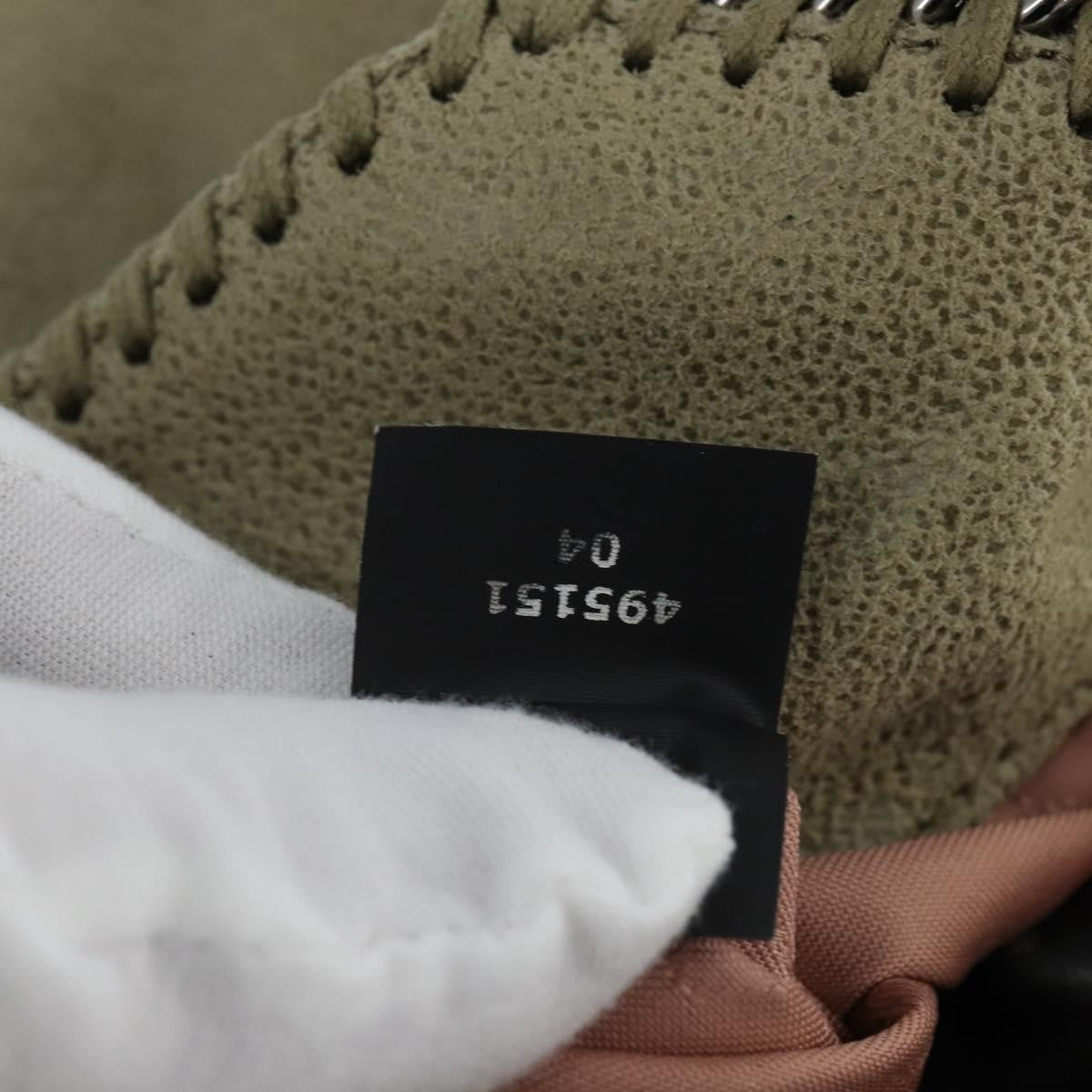 Stella McCartney Falabella Fold Over Bag Shaggy Deer, BEIGE, POLYESTER, Shoulder bag