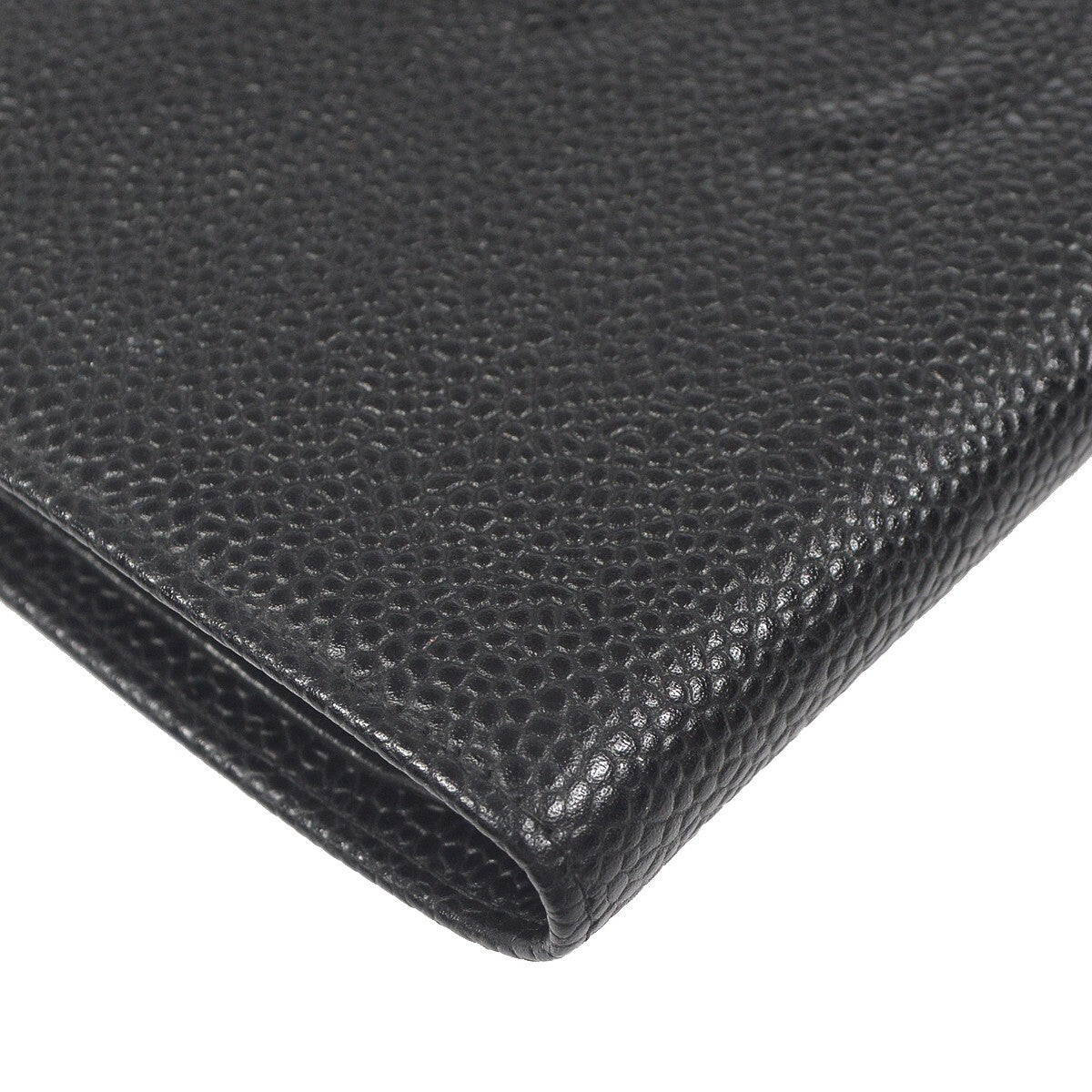 Chanel Timeless CC French Wallet Caviar, BLACK, LEATHER, Wallets