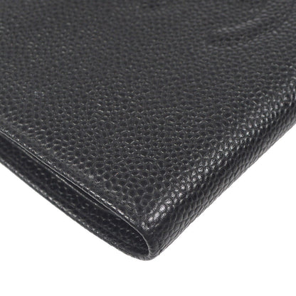Chanel Timeless CC French Wallet Caviar, BLACK, LEATHER, Wallets