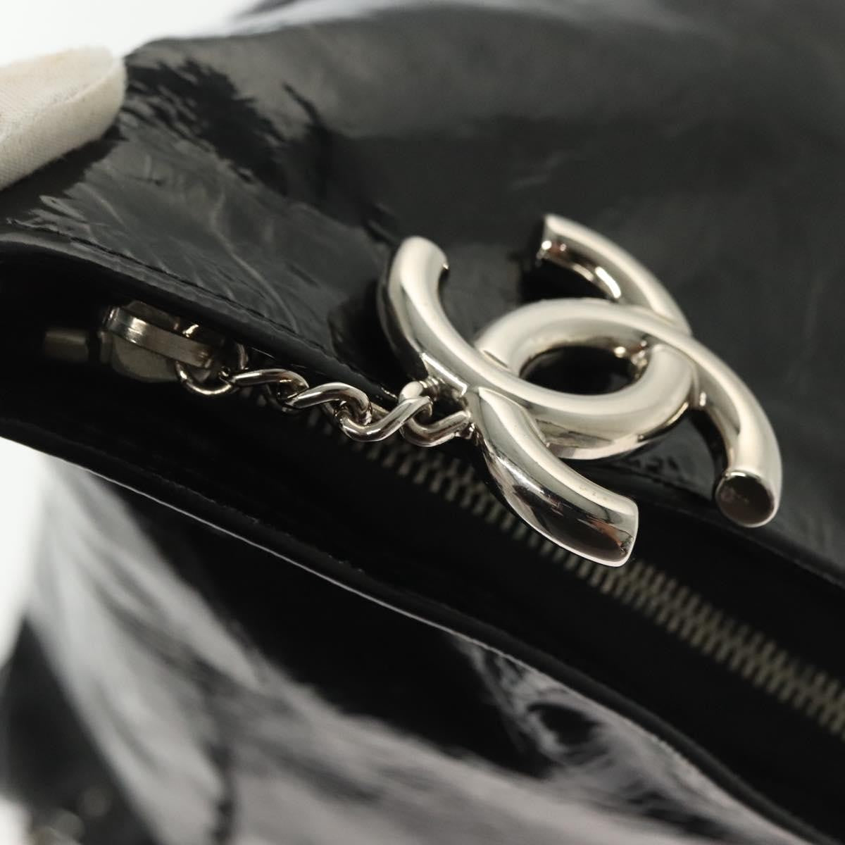 Chanel Bon Bon Pyramid Wristlet Patent, BLACK, PATENT_LEATHER, Shoulder bag