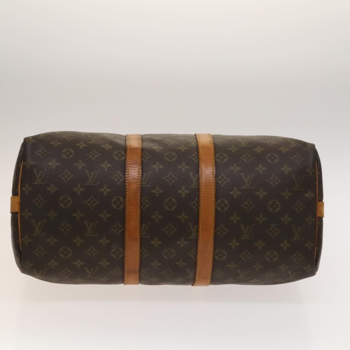 Louis Vuitton Keepall Bandouliere Bag Monogram Canvas, BROWN, CANVAS, Travel bag