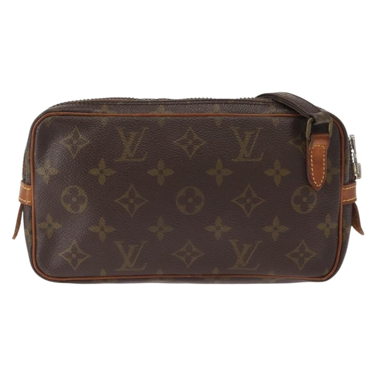 Louis Vuitton Pochette Marly Bandouliere Bag Monogram Canvas, BROWN, CANVAS, Shoulder bag