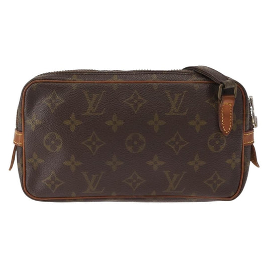 Louis Vuitton Pochette Marly Bandouliere Bag Monogram Canvas, BROWN, CANVAS, Shoulder bag