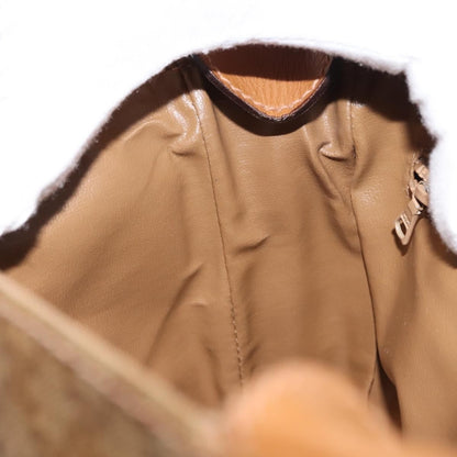 Celine Macadam Shoulder Bag PVC Leather, BEIGE, PVC,CANVAS, Shoulder bag